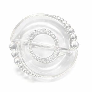 Vintage Duncan & Miller Divided Nut Dish, Teardrop Pattern #301